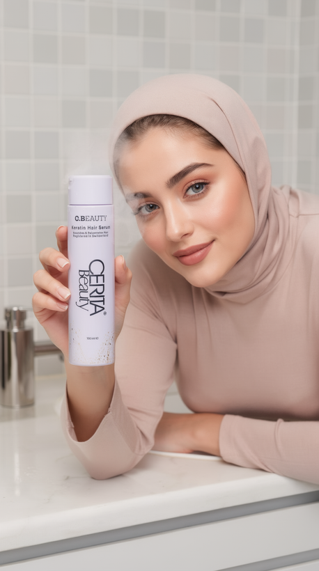 سرم تقویت کننده تار مو سریتا مناسب انواع مو حاوی ویتامین E و کراتین