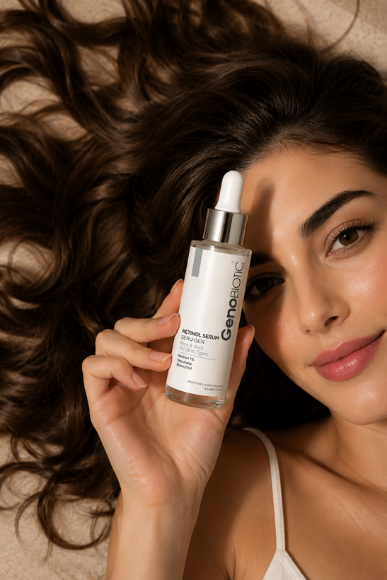 سرم رتینول ژنوبایوتیک (Genobiotic Retinol Serum Seru-Gen) – جوانسازی و بازسازی پوست صورت و گردن ۳۰ میلی لیتر