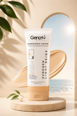 کرم ضد آفتاب رنگی بژ روشن ژنوبایوتیک (SPF50) حجم ۵۰ میلی لیتر