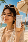 کرم ضد آفتاب رنگی بژ روشن ژنوبایوتیک (SPF50) حجم ۵۰ میلی لیتر